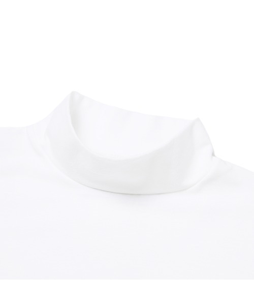KIRSH(キルシー)の「『KIRSH X HONDA HITOMI』HIGH NECK T-SHIRT/ハイネック クロップド丈 ロングスリーブ Tシャツ(Tシャツ/カットソー・レディース・ブラウン/アイボリー・FREE)」の8枚目の写真