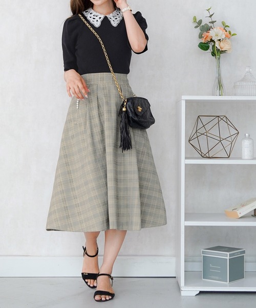 セール ジャンスカ チェック 2way Le Reve Vaniller ジャンパースカート Le Reve Vaniller ル レーヴ ヴァニレ のファッション通販 Zozotown