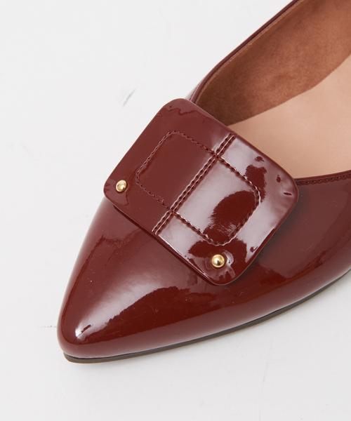 PICHE ABAHOUSE（ピシェ アバハウス）の「【生活防水】ポインテッドフラットパンプス（パンプス・レディース・ベージュ/ワイン/ブラック・35/38/37/39/36）」の14枚目の写真