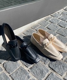 Alley by w closet | 【Alley】ソフトフェイクレザーチェーンローファー(ローファー)