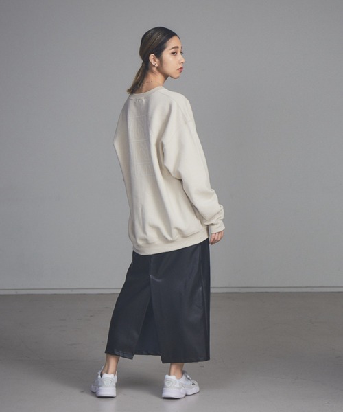NOMINE(ノミネ)の「ペンシルフェイクレザースカート(スカート・レディース・ブラック/アイボリー/ホワイト系その他/ベージュ・S/M)」の13枚目の写真