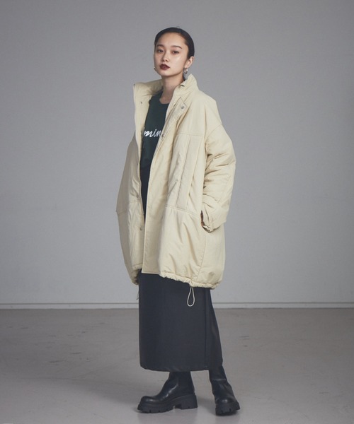 NOMINE(ノミネ)の「ペンシルフェイクレザースカート(スカート・レディース・ブラック/アイボリー/ホワイト系その他/ベージュ・S/M)」の8枚目の写真