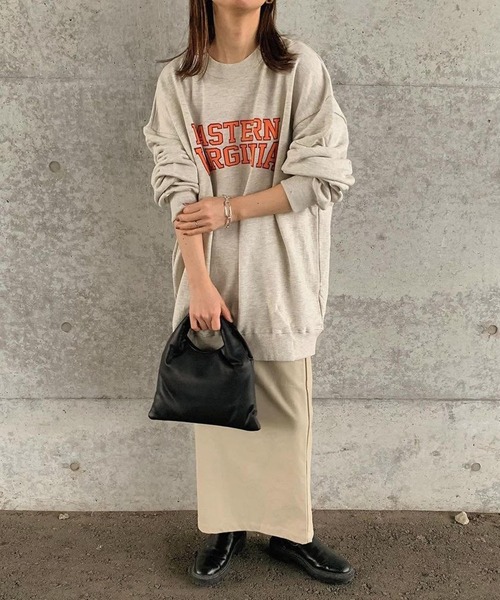 NOMINE(ノミネ)の「ペンシルフェイクレザースカート(スカート・レディース・ブラック/アイボリー/ホワイト系その他/ベージュ・S/M)」の19枚目の写真