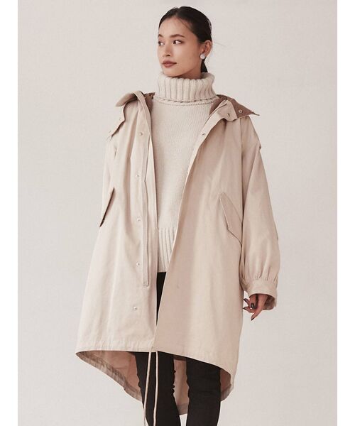 MURUA（ムルーア）の「【ONLINE限定】BIGタートルニットチュニック（ニット/セーター・レディース・ブラック/パープル/ブラウン/カーキ/アイボリー/モカ・FREE）」の13枚目の写真