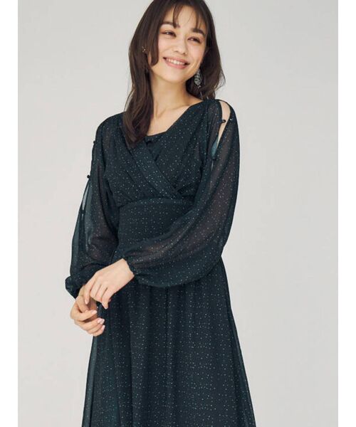 MERCURYDUO(マーキュリーデュオ)の「2WAYオープンショルダードットシャーリングワンピ-ス(ワンピース・レディース・オフホワイト/ブラック・FREE)」の11枚目の写真