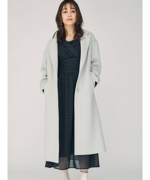 MERCURYDUO(マーキュリーデュオ)の「2WAYオープンショルダードットシャーリングワンピ-ス(ワンピース・レディース・オフホワイト/ブラック・FREE)」の15枚目の写真