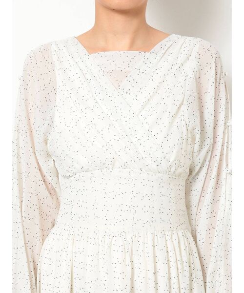 MERCURYDUO(マーキュリーデュオ)の「2WAYオープンショルダードットシャーリングワンピ-ス(ワンピース・レディース・オフホワイト/ブラック・FREE)」の19枚目の写真