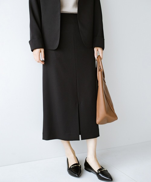 haco!（ハコ）の「これさえあればきちんとできちゃう！大人のフォーマル裏地付きジャケット・パンツ・スカート3点セット by que made me（スーツセット・レディース・ネイビー/ブラック/グレー・SMALL/LARGE/MEDIUM/X-LARGE）」の12枚目の写真