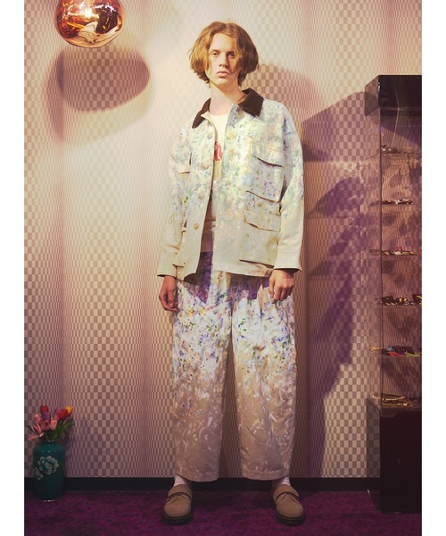 Amok ペイントデザイン ワイドパンツ amok（アモク）の「HANDPAINT PANTS（その他パンツ）」 - WEAR