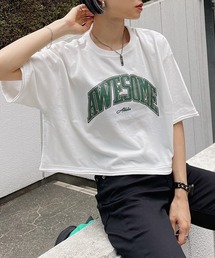 PAGEBOY | ショートカレッジTシャツ(Tシャツ/カットソー)