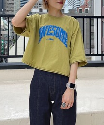 PAGEBOY | ショートカレッジTシャツ(Tシャツ/カットソー)