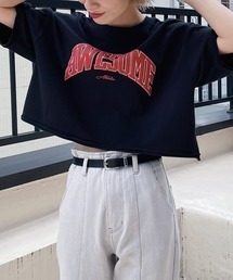 PAGEBOY | ショートカレッジTシャツ(Tシャツ/カットソー)