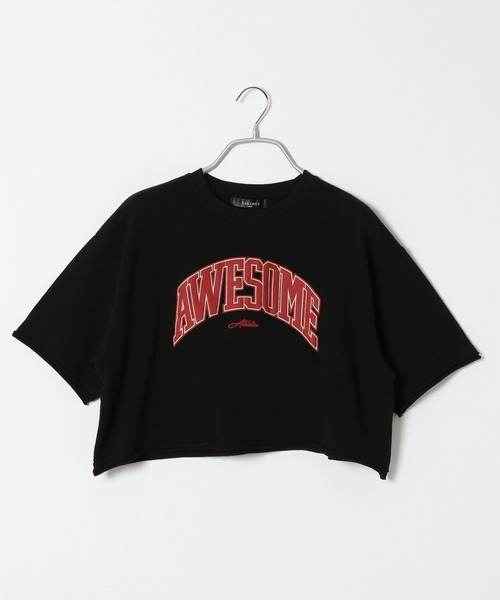 PAGEBOY（ページボーイ）の「ショートカレッジTシャツ（Tシャツ/カットソー・レディース・ブラック/オフホワイト/イエロー/グレイッシュベージュ・FREE）」の16枚目の写真