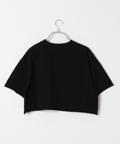 PAGEBOY（ページボーイ）の「ショートカレッジTシャツ（Tシャツ/カットソー・レディース・ブラック/オフホワイト/イエロー/グレイッシュベージュ・FREE）」の10枚目の写真