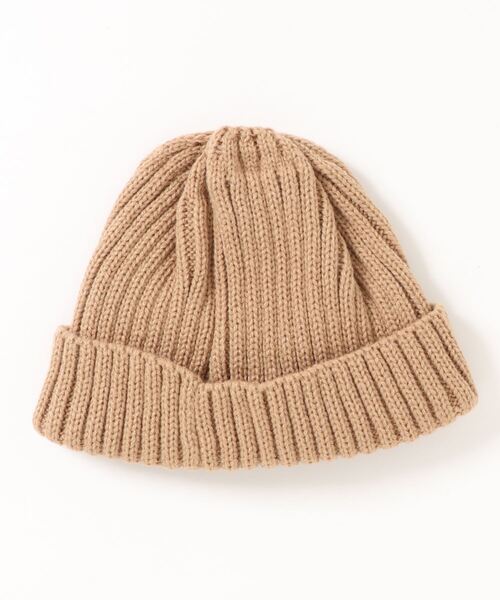 b・ROOM（ビールーム）の「タグつきニット帽（ニットキャップ/ビーニー・キッズ・モスグリーン/ブルー/トップグレー/ベージュ/アイボリー・M/S）」の7枚目の写真