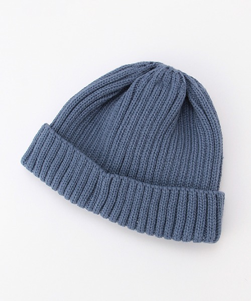 b・ROOM（ビールーム）の「タグつきニット帽（ニットキャップ/ビーニー・キッズ・モスグリーン/ブルー/トップグレー/ベージュ/アイボリー・M/S）」の8枚目の写真