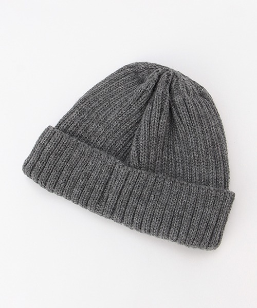 b・ROOM（ビールーム）の「タグつきニット帽（ニットキャップ/ビーニー・キッズ・モスグリーン/ブルー/トップグレー/ベージュ/アイボリー・M/S）」の10枚目の写真
