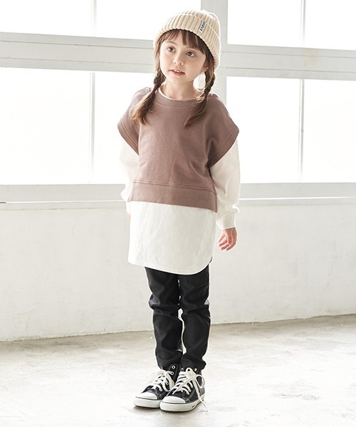 b・ROOM（ビールーム）の「タグつきニット帽（ニットキャップ/ビーニー・キッズ・モスグリーン/ブルー/トップグレー/ベージュ/アイボリー・M/S）」の17枚目の写真