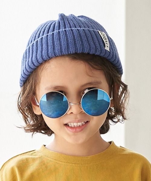 b・ROOM（ビールーム）の「タグつきニット帽（ニットキャップ/ビーニー・キッズ・モスグリーン/ブルー/トップグレー/ベージュ/アイボリー・M/S）」の22枚目の写真