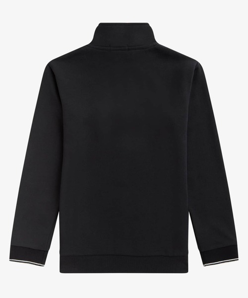 FRED PERRY（フレッドペリー）の「Kids Half Zip Sweatshirt（スウェット・キッズ・グレー/ホワイト/ブラック・6-7/2-3/4-5/8-9）」の8枚目の写真