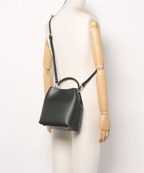 IENA(イエナ)の「【GIANNI NOTARO/ジャノニ ノターロ】レザーミニバッグ◆(ショルダーバッグ・レディース・ブラック/グリーン・FREE)」の10枚目の写真