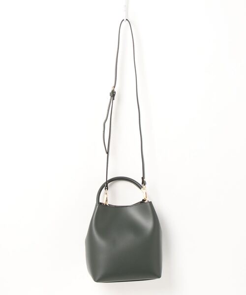 IENA(イエナ)の「【GIANNI NOTARO/ジャノニ ノターロ】レザーミニバッグ◆(ショルダーバッグ・レディース・ブラック/グリーン・FREE)」の3枚目の写真