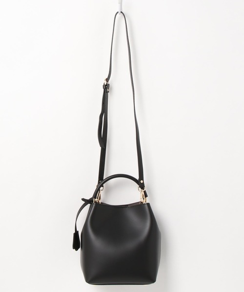 IENA(イエナ)の「【GIANNI NOTARO/ジャノニ ノターロ】レザーミニバッグ◆(ショルダーバッグ・レディース・ブラック/グリーン・FREE)」の4枚目の写真