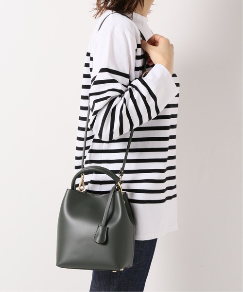 IENA(イエナ)の「【GIANNI NOTARO/ジャノニ ノターロ】レザーミニバッグ◆(ショルダーバッグ・レディース・ブラック/グリーン・FREE)」の5枚目の写真