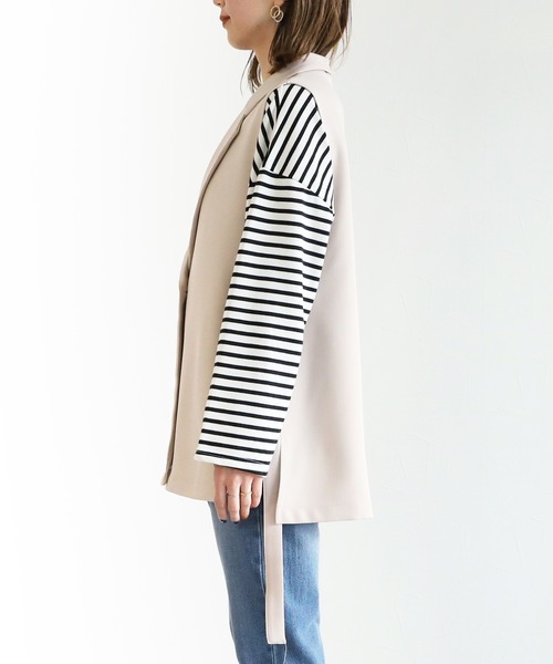 reca（レカ）の「テーラードジレジャケット（ベスト・レディース・ブラック/ブラウン/テラコッタ/グリーン/ライトベージュ/ベージュ・M）」の19枚目の写真