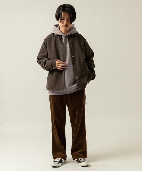 URBAN RESEARCH（アーバンリサーチ）の「ライトダンボール プルオーバーパーカー（パーカー・メンズ・ベージュ/グレー/チャコールグレー/ブラック・MEDIUM/LARGE）」の13枚目の写真