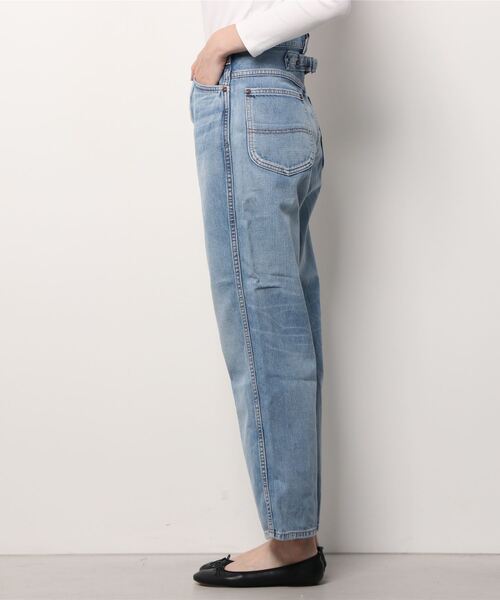 Lee（リー）の「Lee/リー デニム バックバックル付ワークパンツ