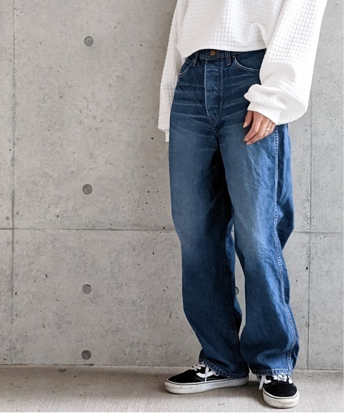 Lee（リー）の「Lee/リー デニム バックバックル付ワークパンツ