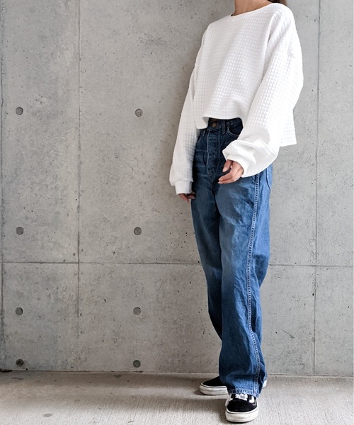 Lee（リー）の「Lee/リー デニム バックバックル付ワークパンツ
