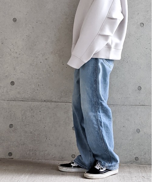 Lee（リー）の「Lee/リー デニム バックバックル付ワークパンツ