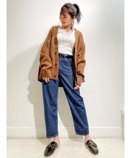 GAP（ギャップ）の「オーバーサイズ Vネック カーディガン（カーディガン/ボレロ・メンズ・ブラウン系その他/ブラック/ベージュ系その他/ブルー系その他・XS/S/M/L/XL）」の20枚目の写真