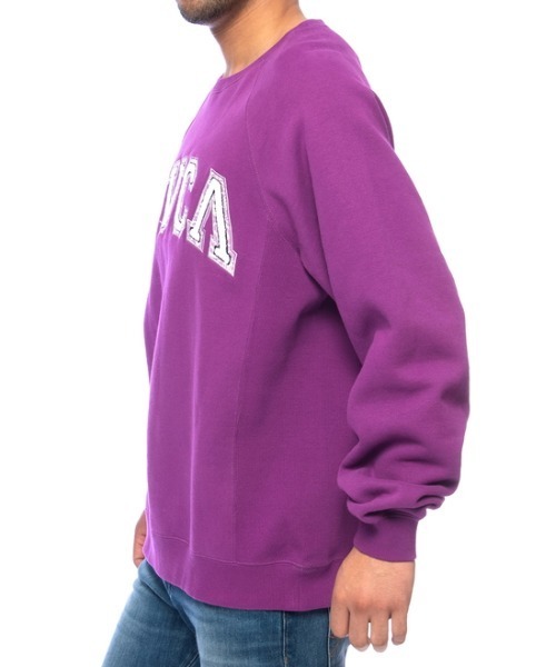 RVCA(ルーカ)の「RVCA メンズ HAV RVCA CR トレーナー【2021年秋冬モデル】/ルーカスウェットトレーナー(スウェット・メンズ・ホワイト/ブラック/パープル/モスグリーン/ホワイト系その他/ブラック系その他・SMALL/MEDIUM/LARGE/X-LARGE)」の9枚目の写真