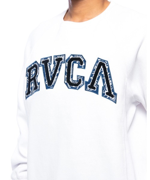 RVCA(ルーカ)の「RVCA メンズ HAV RVCA CR トレーナー【2021年秋冬モデル】/ルーカスウェットトレーナー(スウェット・メンズ・ホワイト/ブラック/パープル/モスグリーン/ホワイト系その他/ブラック系その他・SMALL/MEDIUM/LARGE/X-LARGE)」の13枚目の写真