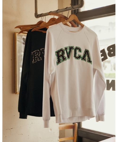 RVCA(ルーカ)の「RVCA メンズ HAV RVCA CR トレーナー【2021年秋冬モデル】/ルーカスウェットトレーナー(スウェット・メンズ・ホワイト/ブラック/パープル/モスグリーン/ホワイト系その他/ブラック系その他・SMALL/MEDIUM/LARGE/X-LARGE)」の21枚目の写真