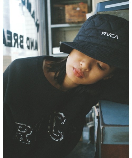 RVCA(ルーカ)の「RVCA メンズ HAV RVCA CR トレーナー【2021年秋冬モデル】/ルーカスウェットトレーナー(スウェット・メンズ・ホワイト/ブラック/パープル/モスグリーン/ホワイト系その他/ブラック系その他・SMALL/MEDIUM/LARGE/X-LARGE)」の7枚目の写真