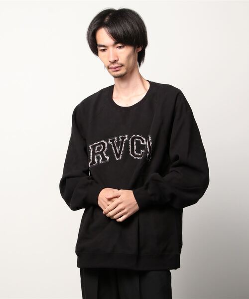 RVCA(ルーカ)の「RVCA メンズ HAV RVCA CR トレーナー【2021年秋冬モデル】/ルーカスウェットトレーナー(スウェット・メンズ・ホワイト/ブラック/パープル/モスグリーン/ホワイト系その他/ブラック系その他・SMALL/MEDIUM/LARGE/X-LARGE)」の18枚目の写真