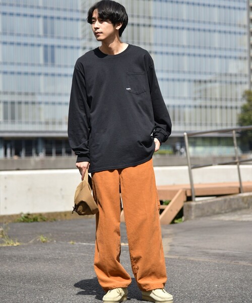 SHIPS（シップス）の「*SHIPS: ワンポイント マイクロ SHIPSロゴ ポケット ロングスリーブ Tシャツ (ロンT)（Tシャツ/カットソー・メンズ・ホワイト/ネイビー/ブラック/グリーン・SMALL/MEDIUM/X-LARGE/LARGE）」の12枚目の写真