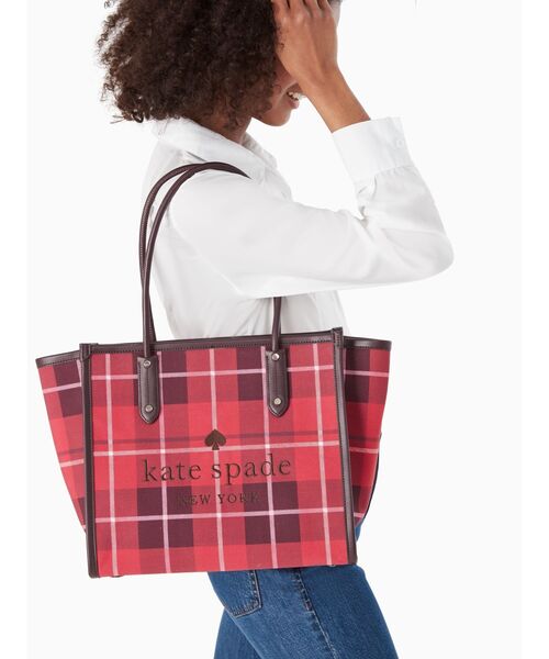 セール トート Wkr 556 をセール価格で購入できます Kate エラ クラシック プレイド トート トートバッグ Spade New ニューヨーク のファッション York ケイトスペード Kate New York ケイトスペード