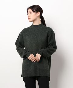 MASONPRINCE サイドラインニット MASONPRINCE セーター ニット オーバーサイズポロネックボーダー