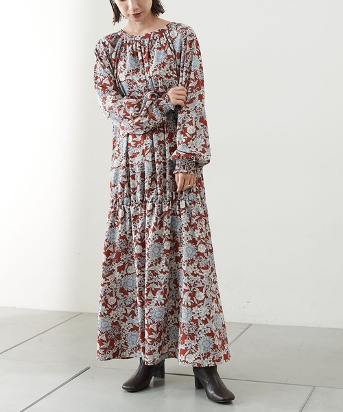 セール ニュアンスフラワー柄ワンピース ワンピース Collage Gallardagalante コラージュガリャルダガランテ のファッション通販 Zozotown