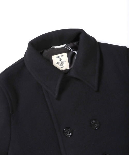 FIDELITY（フィデリティ）の「8B P-COAT / メルトン8ボタンピーコート