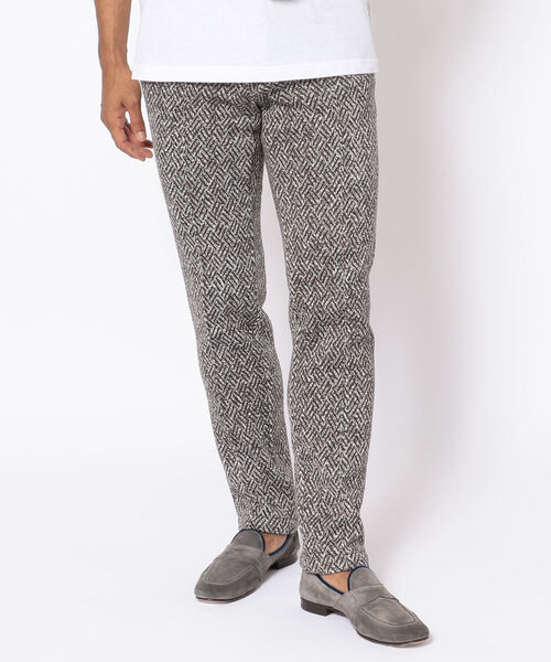 g-stage（ジーステージ）の「g-stage/ジーステージ/ヘリンボーンニットスラックス（その他パンツ・メンズ・ブラウン/ネイビー・46/50/48）」の2枚目の写真