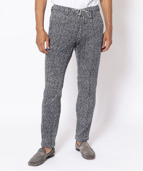 g-stage（ジーステージ）の「g-stage/ジーステージ/ヘリンボーンニットスラックス（その他パンツ・メンズ・ブラウン/ネイビー・46/50/48）」の3枚目の写真