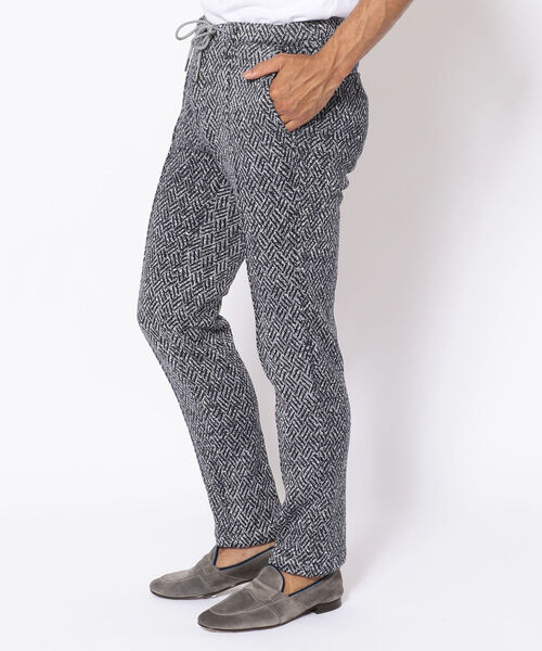 g-stage（ジーステージ）の「g-stage/ジーステージ/ヘリンボーンニットスラックス（その他パンツ・メンズ・ブラウン/ネイビー・46/50/48）」の4枚目の写真