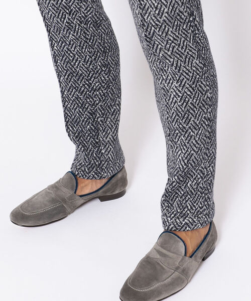 g-stage（ジーステージ）の「g-stage/ジーステージ/ヘリンボーンニットスラックス（その他パンツ・メンズ・ブラウン/ネイビー・46/50/48）」の9枚目の写真