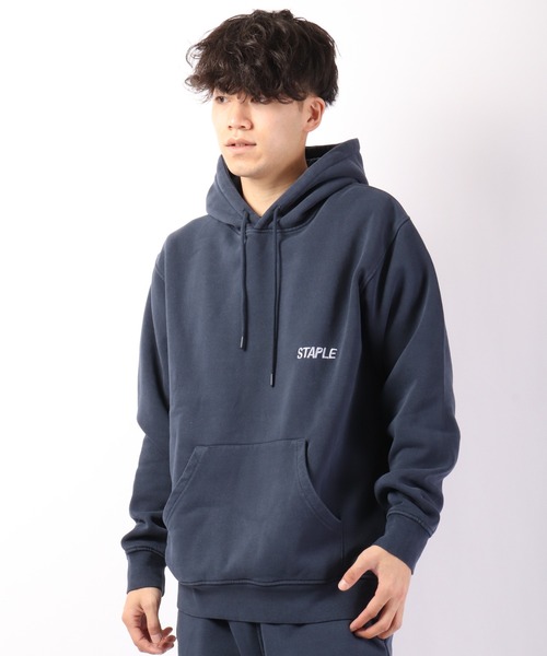 staple(ステイプル)の「【STAPLE】マーサ ウォッシュト フーディー(パーカー・メンズ・ネイビー/ブラック・XL/L/2XL/M)」の2枚目の写真
